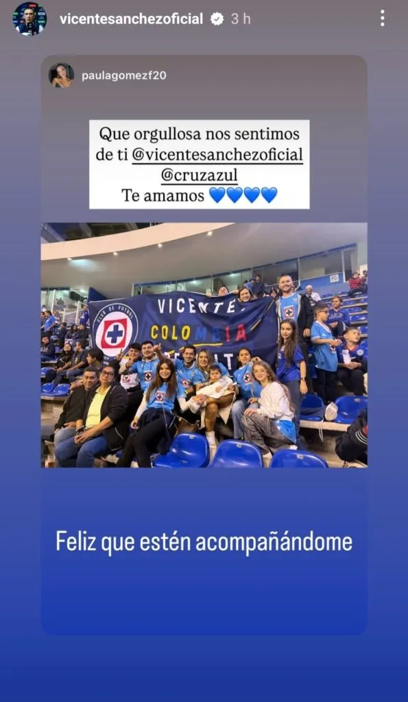 Instagram: @vicentesanchezoficial