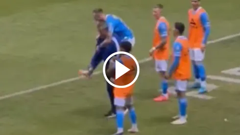 El futbolista argentino se mostró emocionado por volver a jugar tras semanas lesionado.