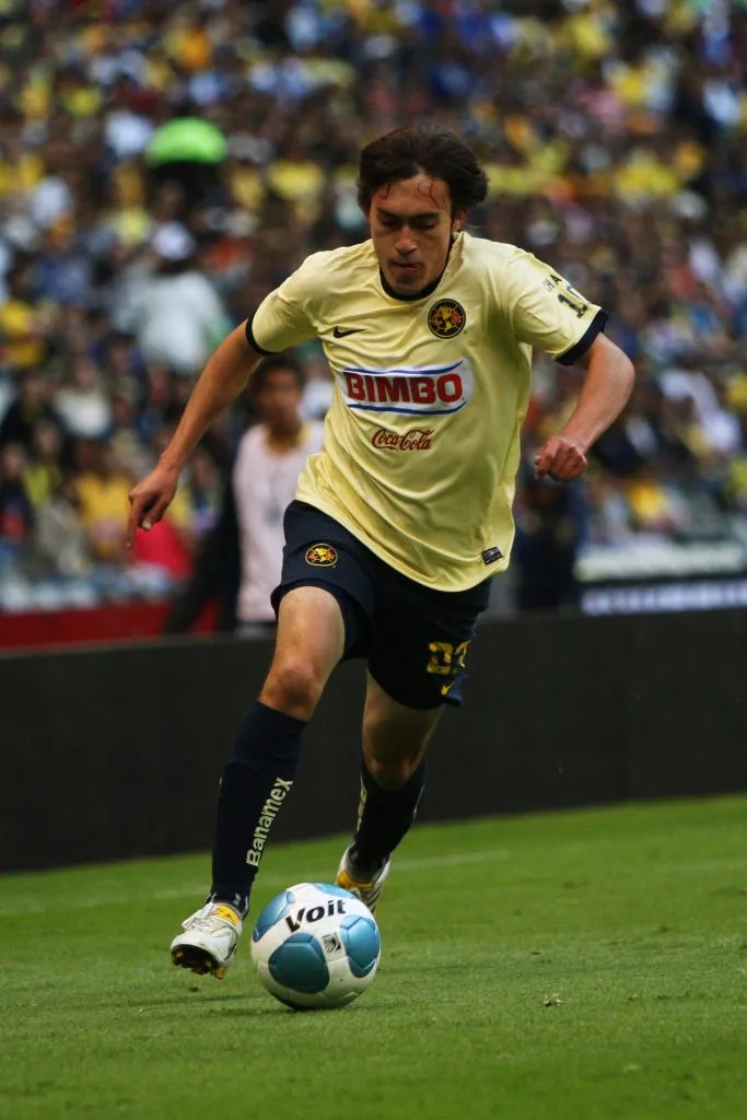 Shaggy Martínez en un partido con el América (JAM MEDIA)