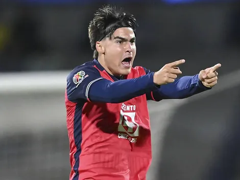 ¿A quién señaló Luka Romero en el festejo de su gol en Cruz Azul?