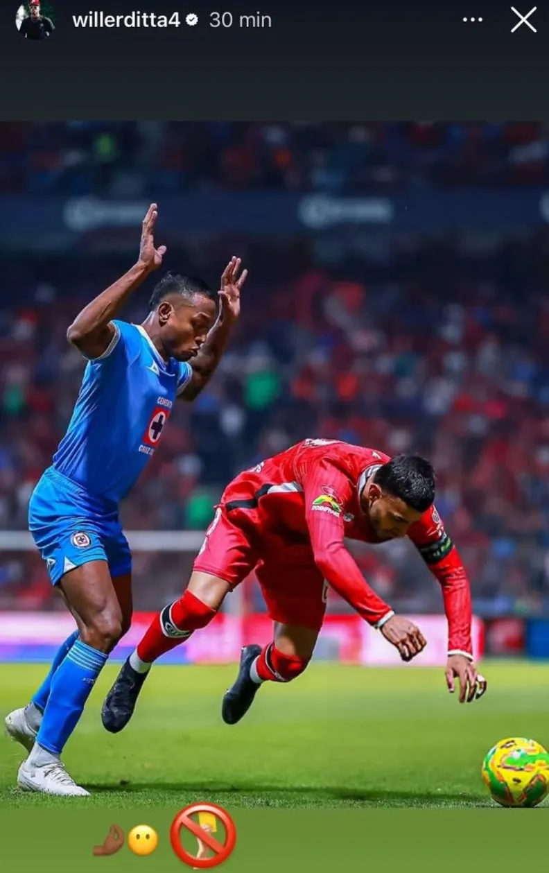 Ditta y su indirecta a la Liga MX (@willerditta4).