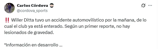 Información de Carlos Córdova