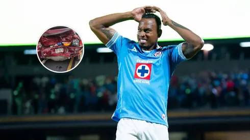 Así quedó el carro de Willer Ditta tras el accidente