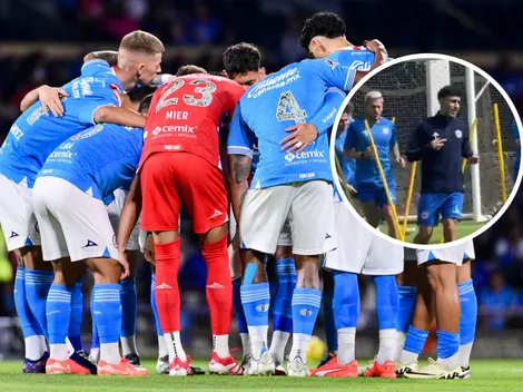 Sorpresa en la práctica de Cruz Azul con Omar Campos