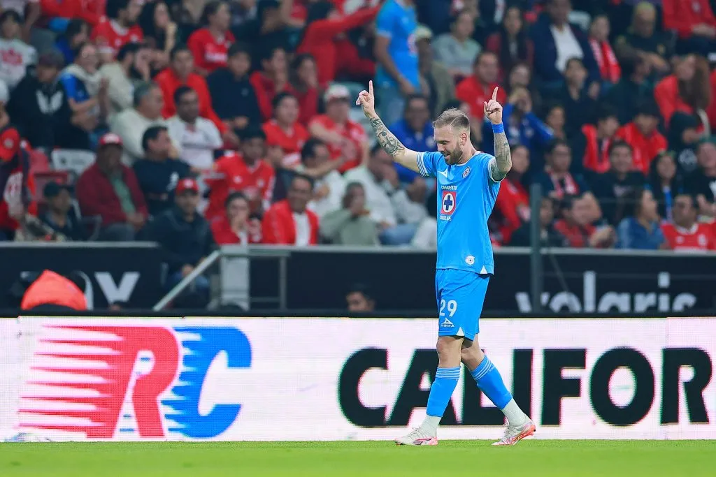 Rodolfo Rotondi en el partido de ida de Concachampions (Getty)
