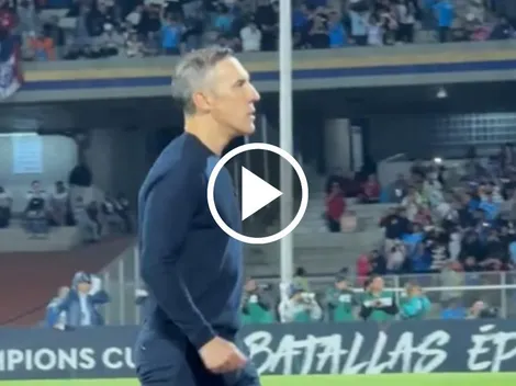 La emotiva reacción de Vicente Sánchez al gol de Sepúlveda que no se vio por TV