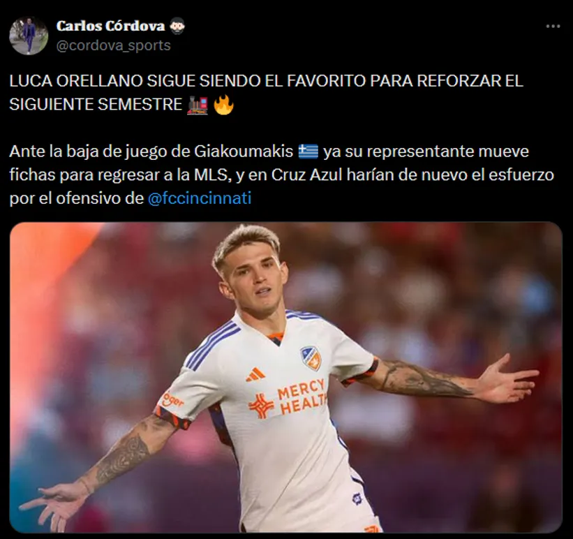 El argentino vuelve a aparecer en escena (Córdova Sports/X).