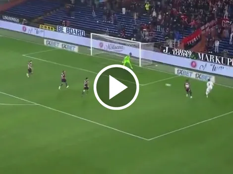 Gran asistencia de Santi Giménez para la remontada de Milan