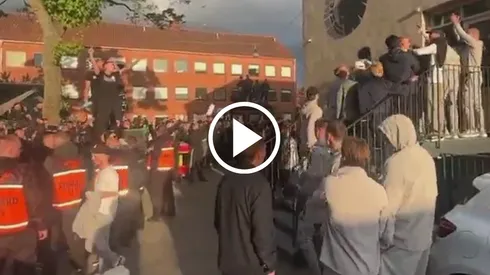 Afición de Copenhague pide por la NO prisión de Huescas.