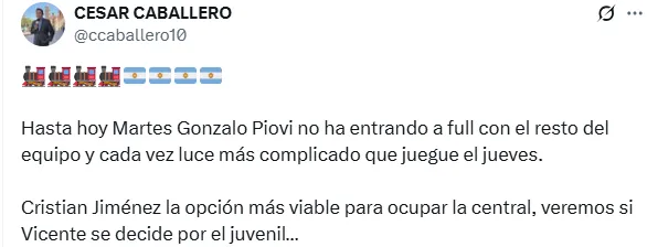 Información de César Caballero