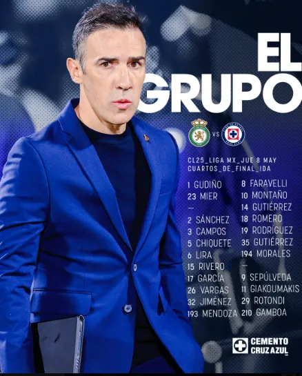 Convocatoria de Cruz Azul