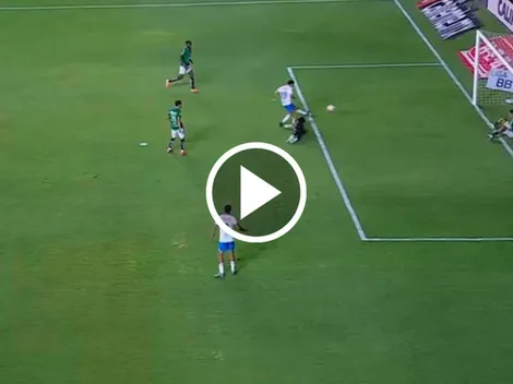 Rivero sigue de racha y abrió el marcador ante León