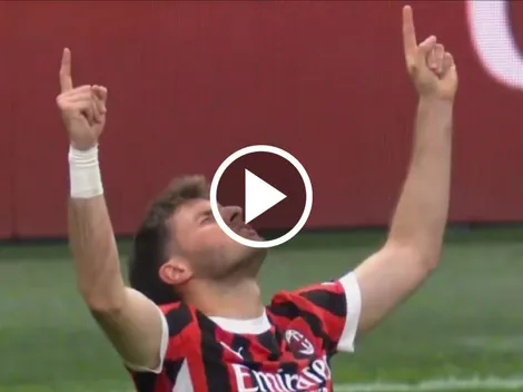 Doblete de Santi Giménez para liderar la remontada de Milan