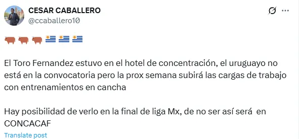 Información del periodista César Caballero