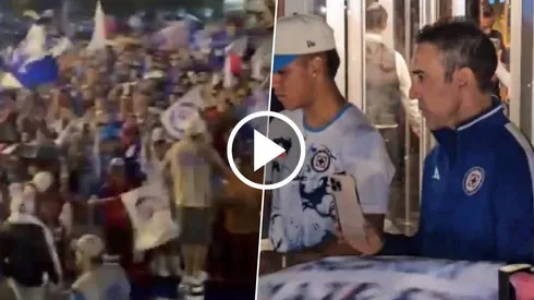 Un numeroso grupo de fanáticos apoyaron a cuerpo técnico y jugadores.