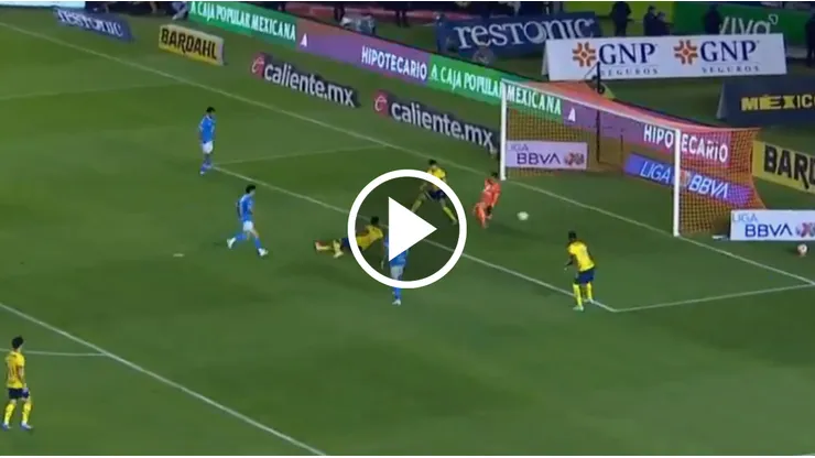 Gol de Lolo Faravelli contra América.