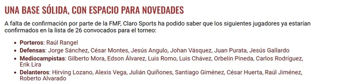 Los 3 jugadores de Cruz Azul tendrían un lugar asegurado en la lista final, según Alejandro Orvañanos. (Claro Sports)