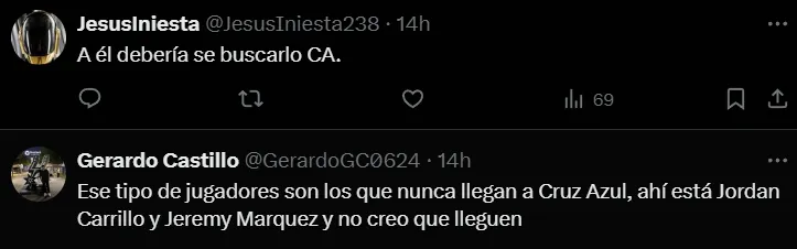 Afición de Cruz Azul “pidió” a Marcel Ruiz. (X)