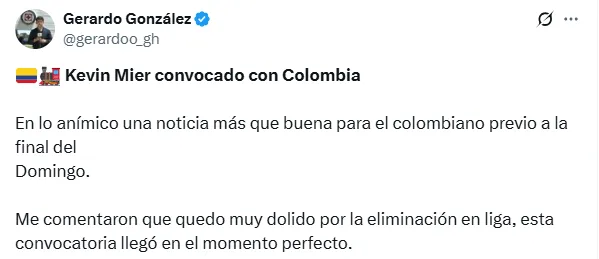 Información de Gerardo González