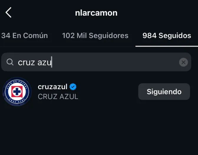 Instagram de Nicolás Larcamón