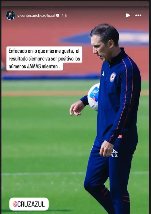 (Instagram @vicentesanchezoficial)