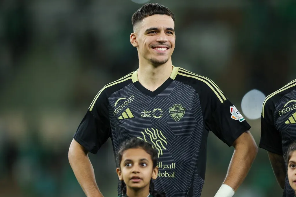 Gabri Veiga en un partido en Arabia (Getty)