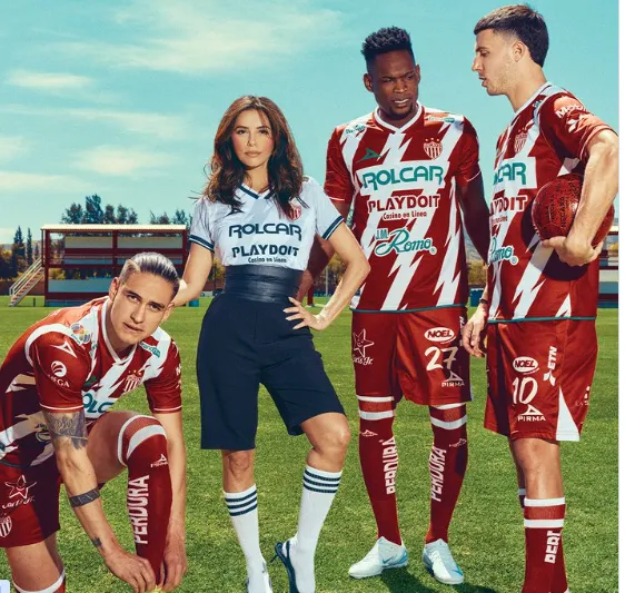 Longoria con Peña, Cambindo y Paradela (IG Eva Longoria)