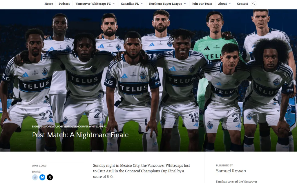 The Third Sub consideró que fue una “final de pesadilla”. (Captura thethirdsub.ca)