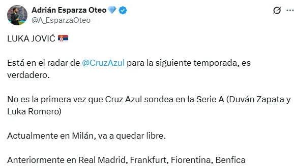 Información de Esparza Oteo (X)