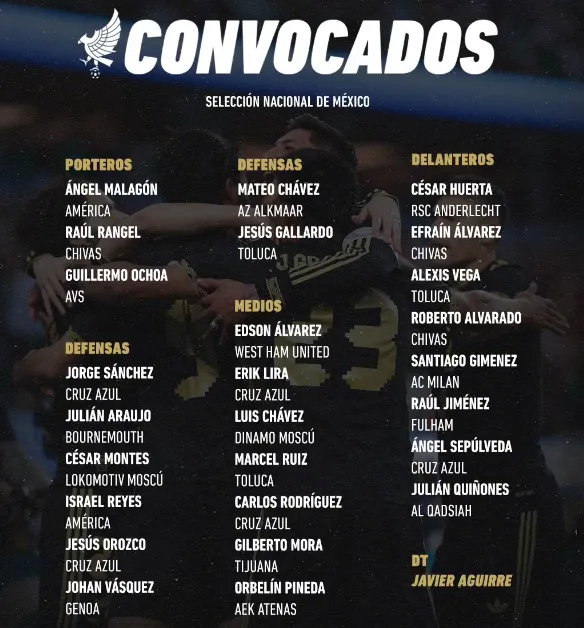 Convocatoria de la Selección de México