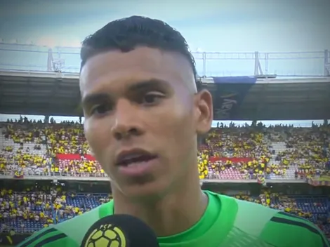 La reacción de Kevin Mier tras debutar en Colombia