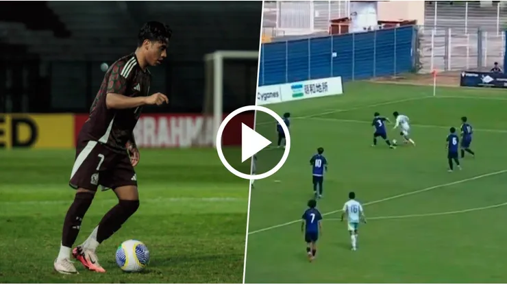 Amaury Morales dio una asistencia clave para México en el Torneo Maurice Revello