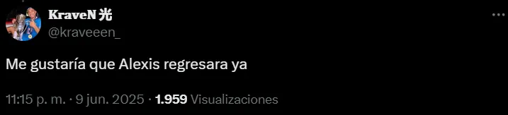 Aficionados de Cruz Azul piden por Alexis Peña. (X)