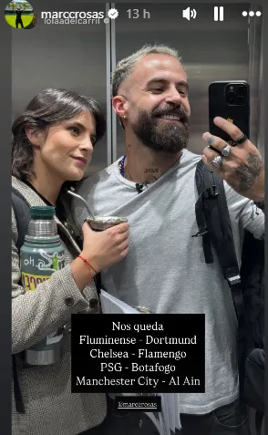 Publicación de Marc Crosas en Instagram