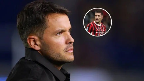 Nicolás Larcamón se refirió a la posibilidad de contar con Luka Jovic