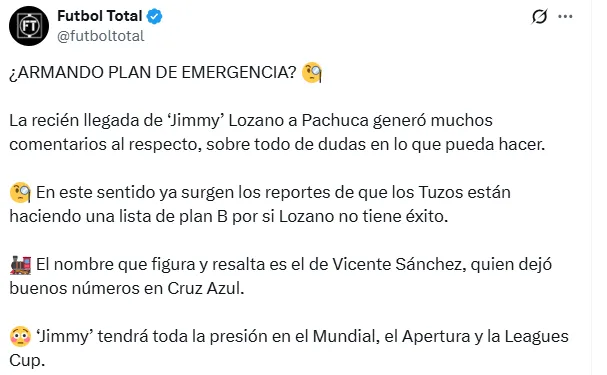 Información del portal Futbol Total