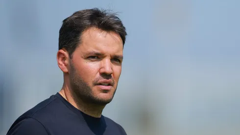 El entrenador argentino dirigió por primera vez a la mayoría de sus efectivos en las instalaciones de La Noria.