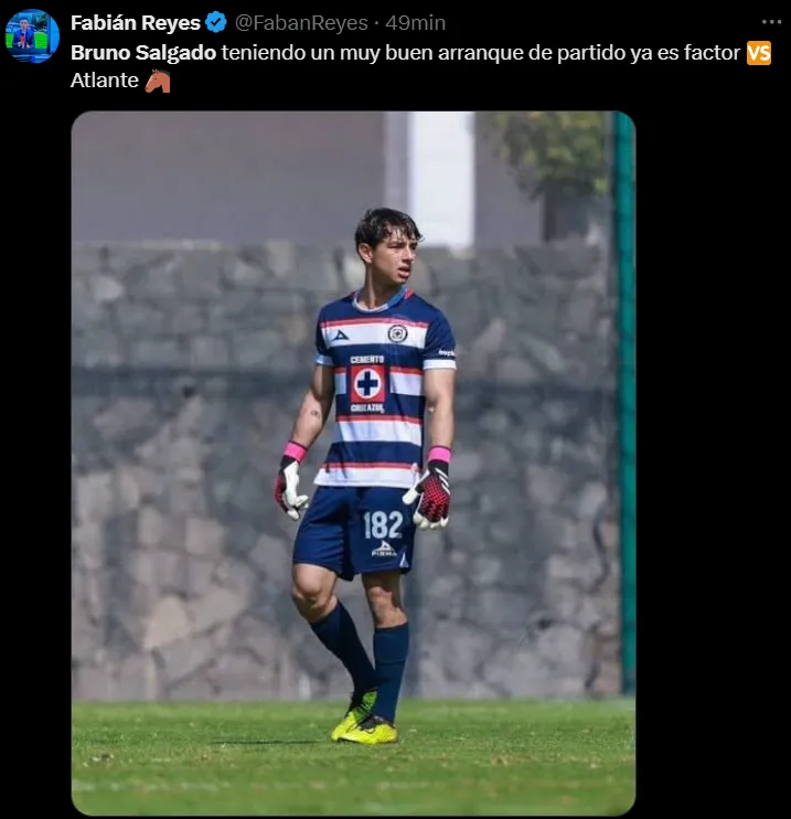 Bruno Salgado dejó buenas impresiones. (X)