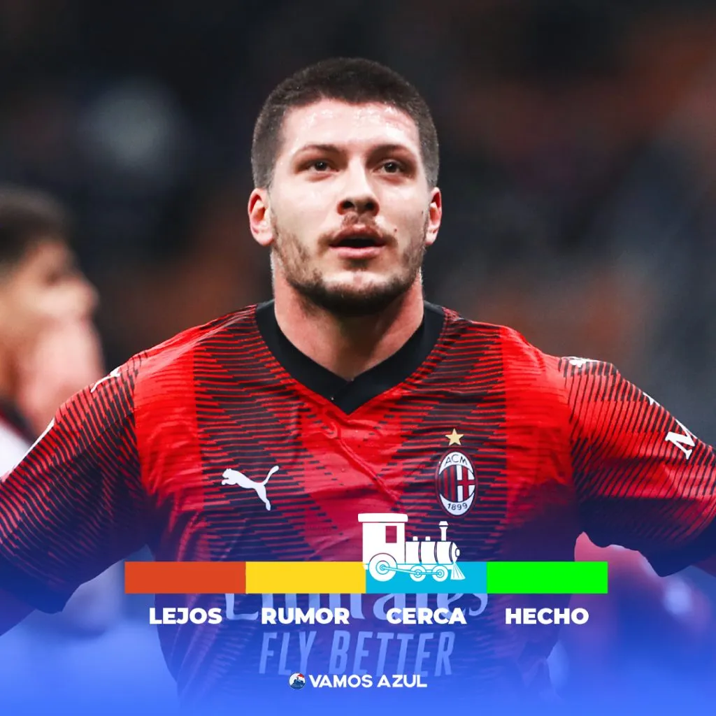 Luka Jovic, cerca de Cruz Azul. (Getty Images / Especial)