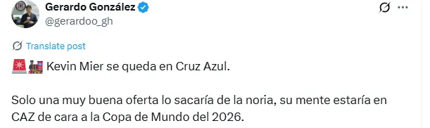 Información de Gerardo González