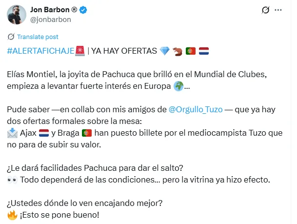 Información de Jon Barbon