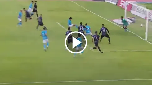 Nacho Rivero abrió el marcador para Cruz Azul y estrenó el ciclo de Larcamón.