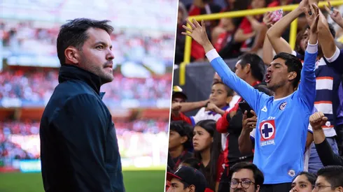 La afición no se mostró para nada conforme tras el primer partido de Larcamón en Cruz Azul.