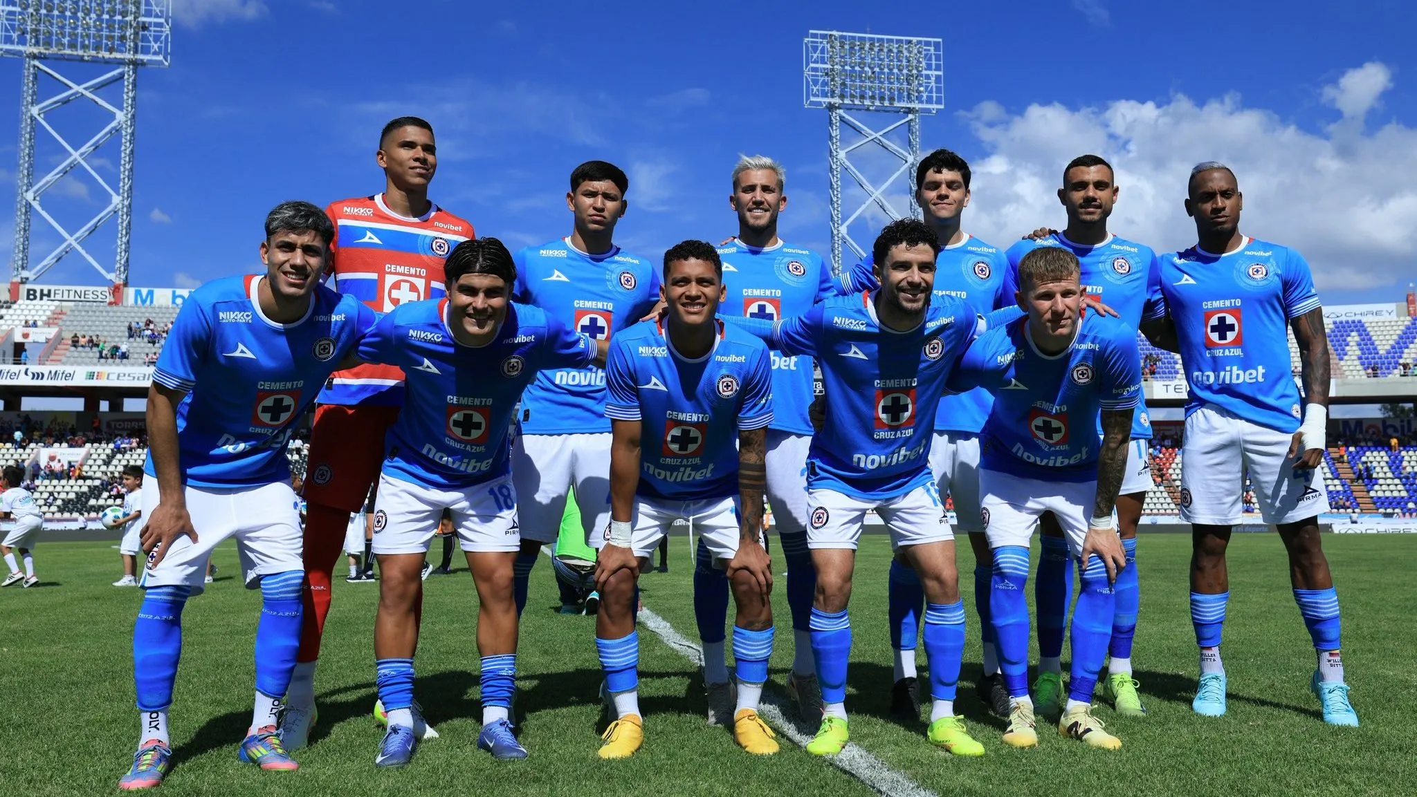 Los once de Cruz Azul que jugaron contra Santos. (@CruzAzul)