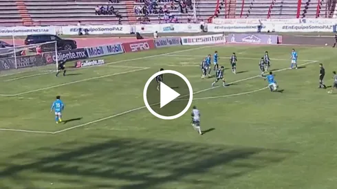 Golazo de Amaury García para Cruz Azul ante Santos.