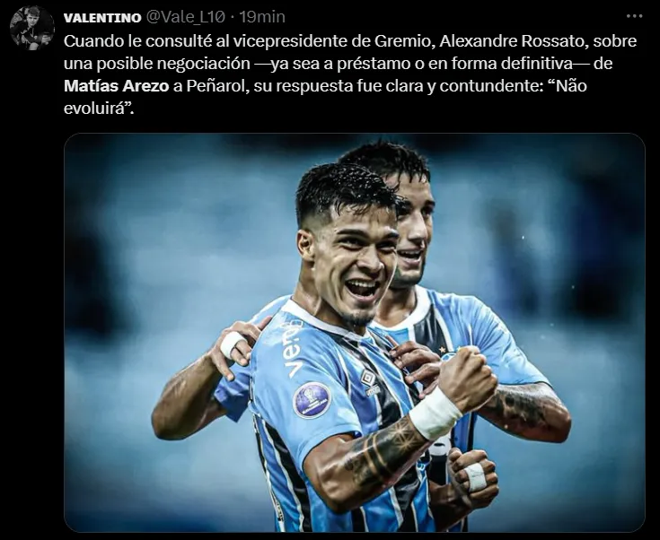 Peñarol se quedó sin su “nueve deseado”, ¿viene por el Toro Fernández? (X)