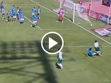 Durísima entrada de Amaury García que pudo ser roja