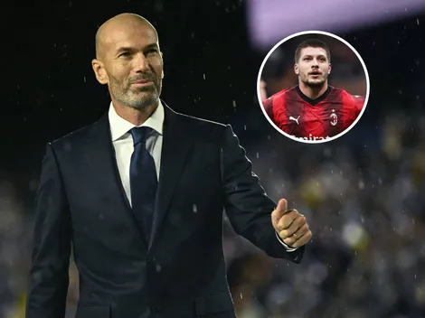 Los elogios de Zinedine Zidane a Luka Jovic que ilusionan