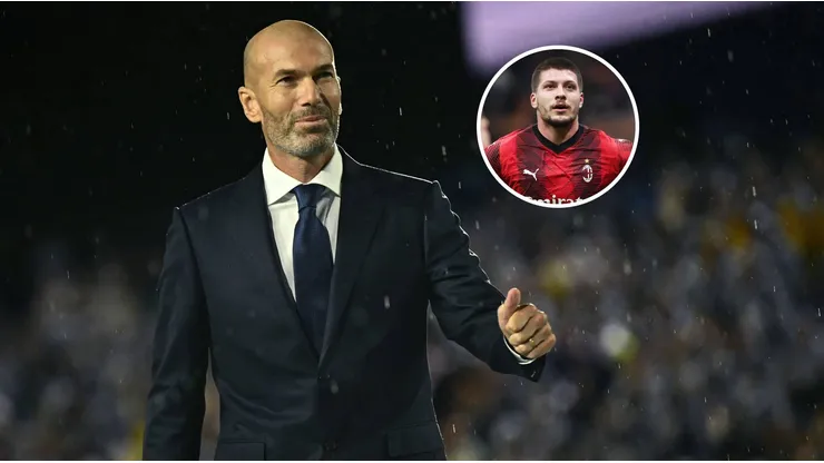 Los elogios de Zinedine Zidane a Luka Jovic que ilusionan