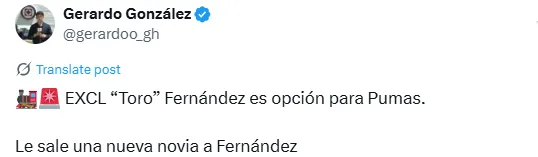 Información de Gerardo González